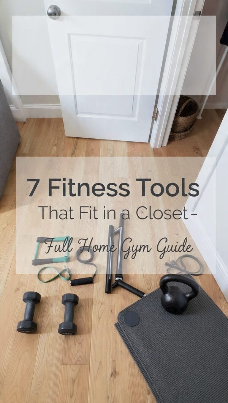 fitness tools that fit in a closet